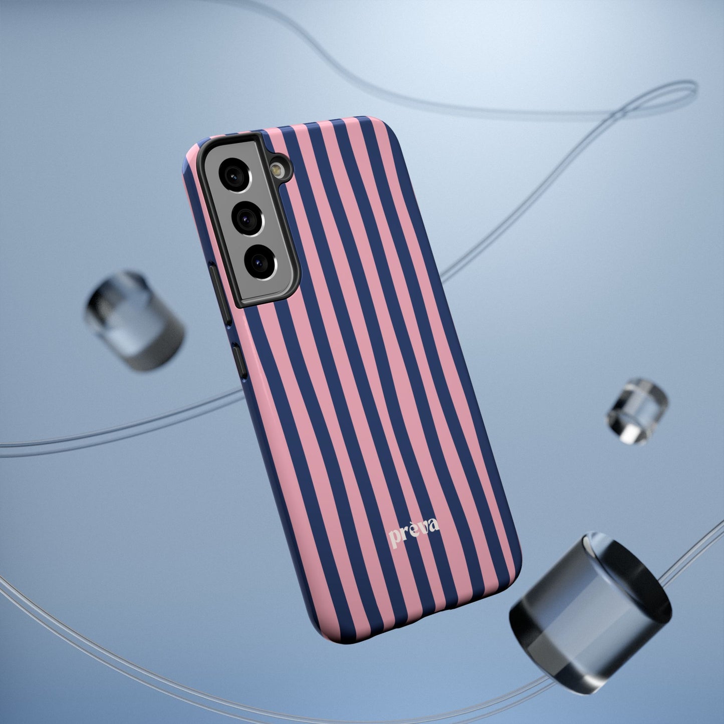 Blue and Pink Stripes Case