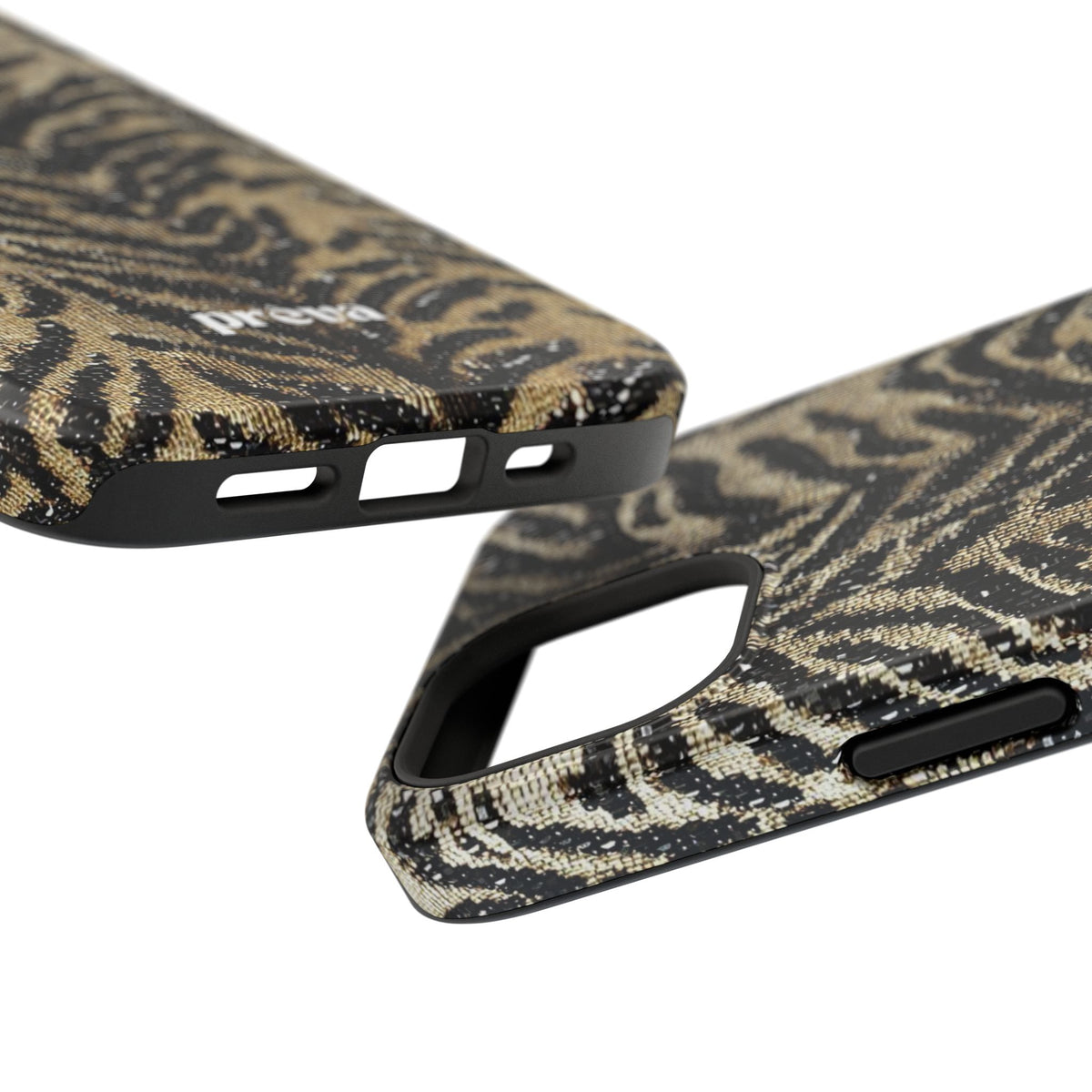 Phone Case — Impact‑Resistant Tiger Print Rug Texture