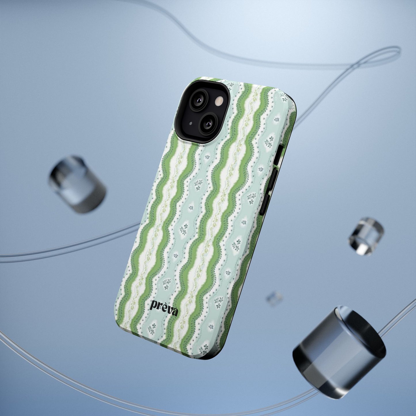 Green Waves Phone Case