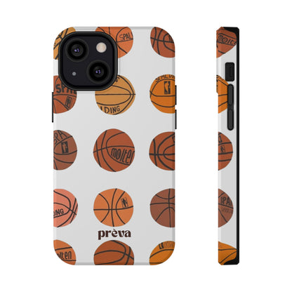 White Basketball Phone Case
