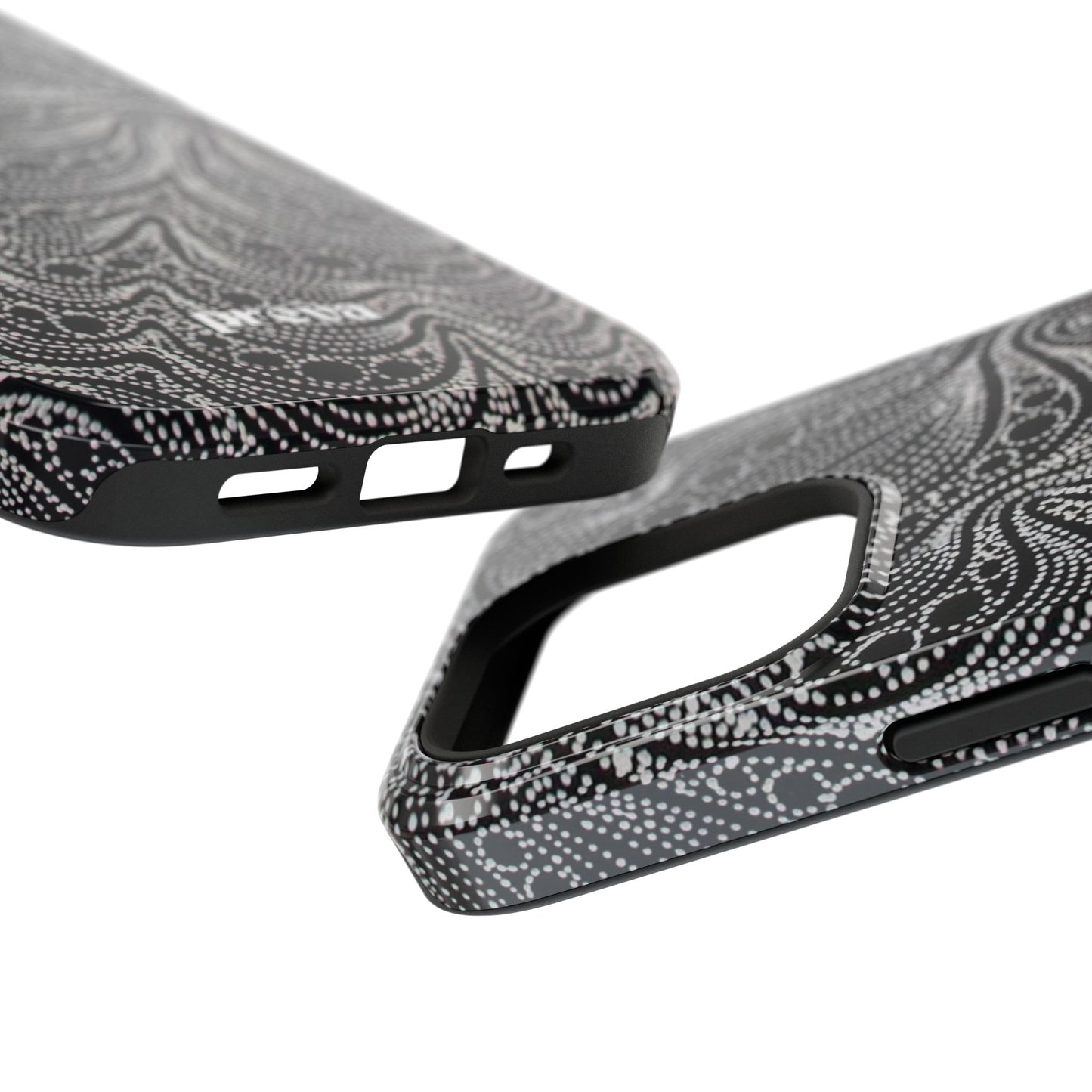 Abstract Midnight Lace Phone Case