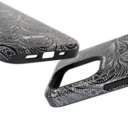 Abstract Midnight Lace Phone Case