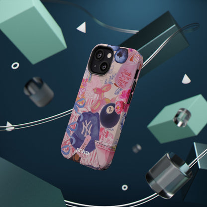 Retro 8 Ball Collage Phone Case