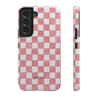 Pink Checkers Phone Case