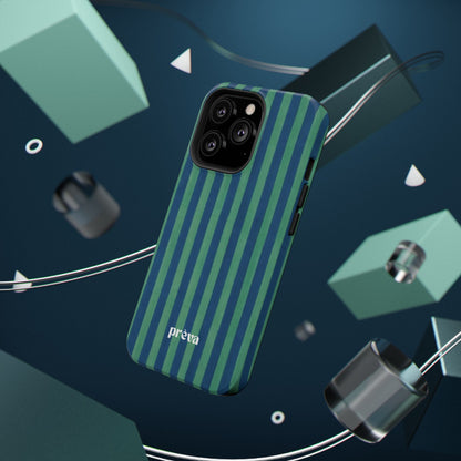 Green & Blue Stripes Phone Case