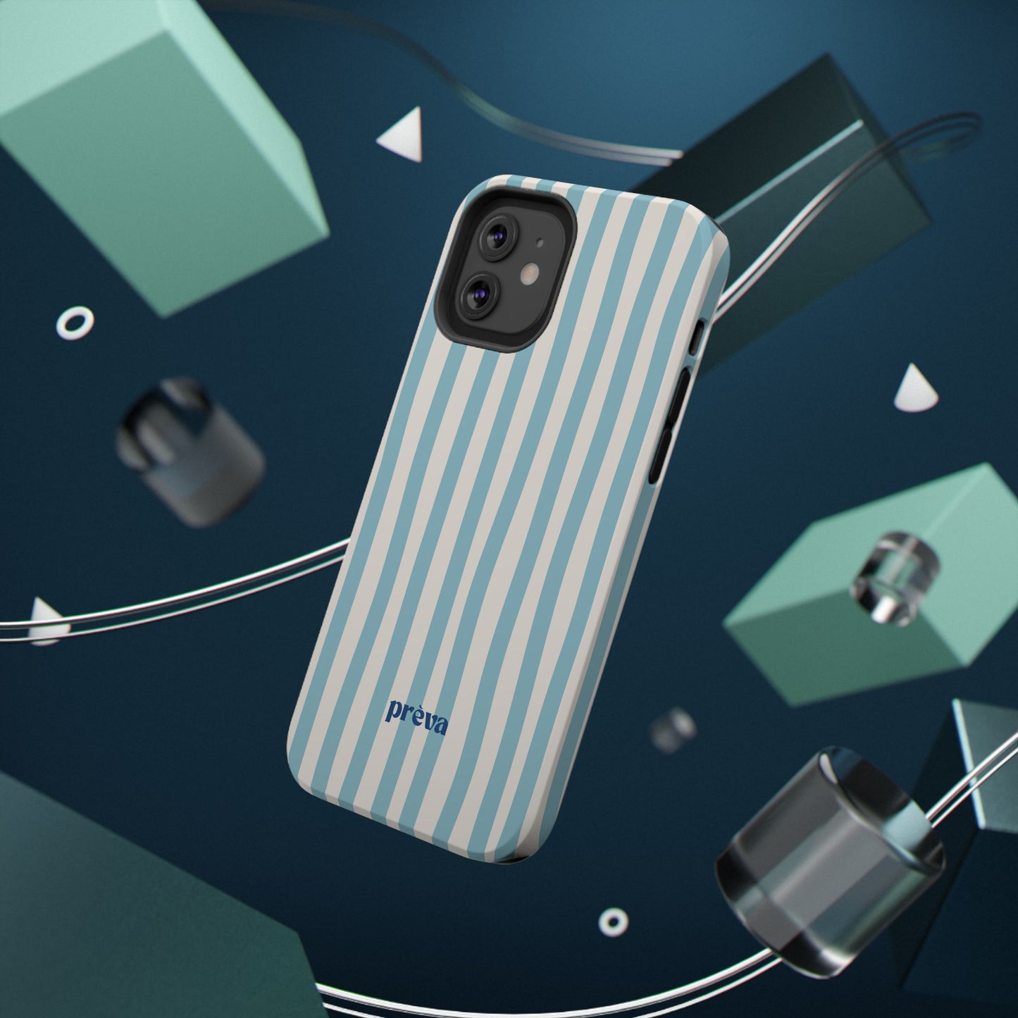 Striped Blue Phone Case