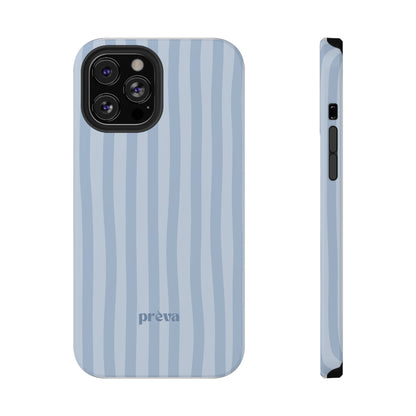 Pastel Blue Stripes Phone Case