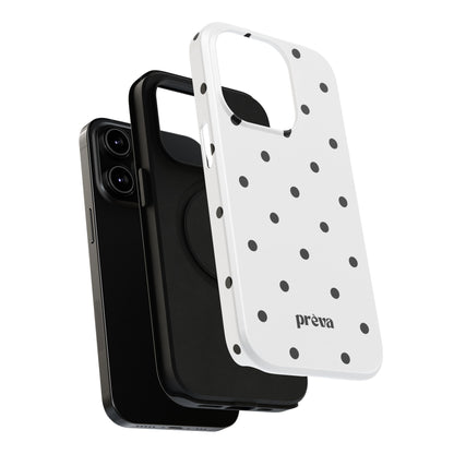 B&W polka dots Phone Case