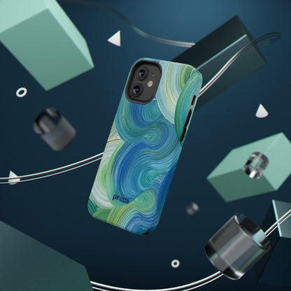 Swirling Ocean Impact-Resistant Phone Case