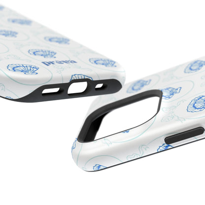 Fancy Teal Shell Phone Case