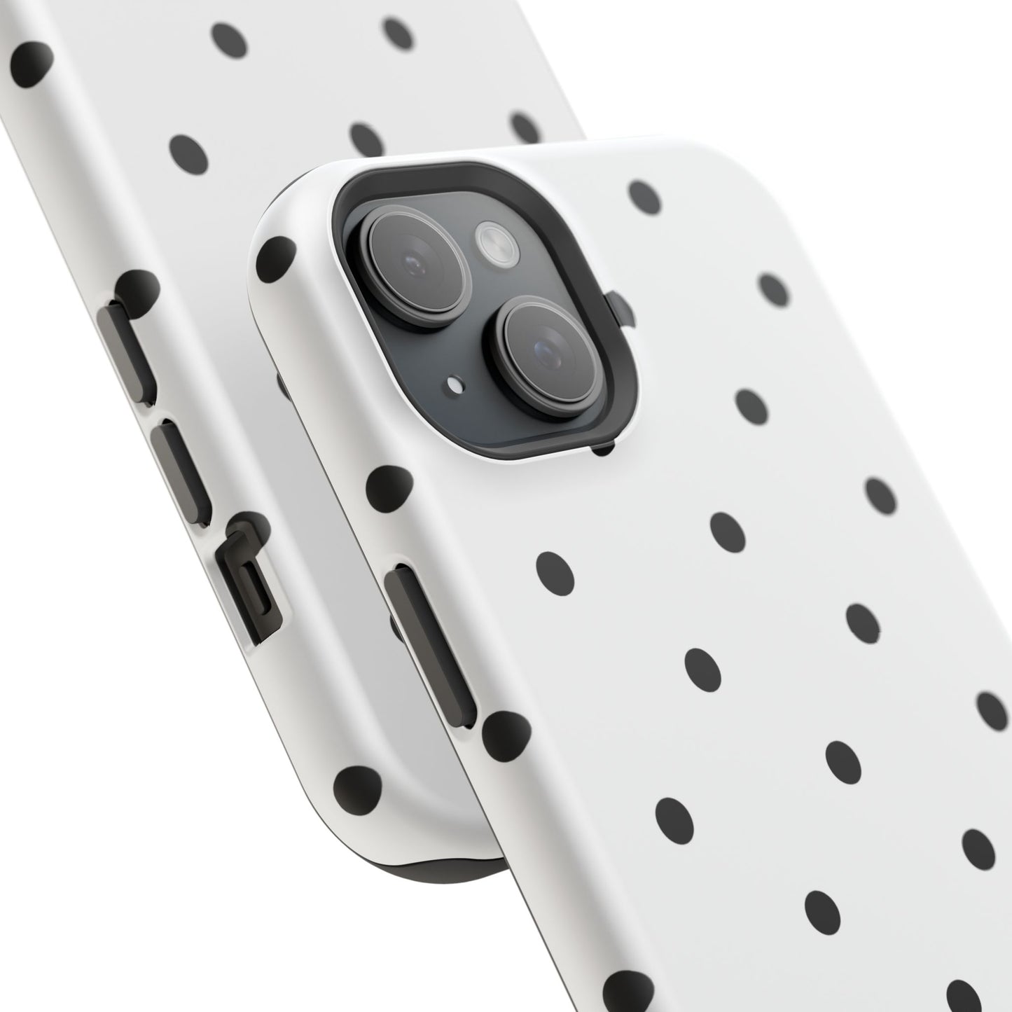 B&W polka dots Phone Case