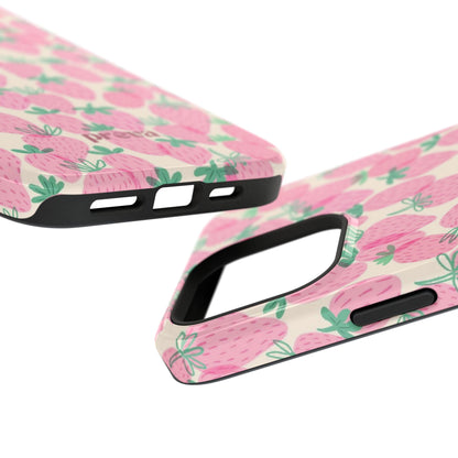 Pink Strawberry Phone Case