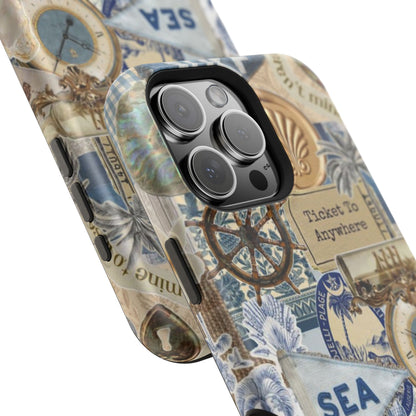 Neutral Travel Collage Phone Case