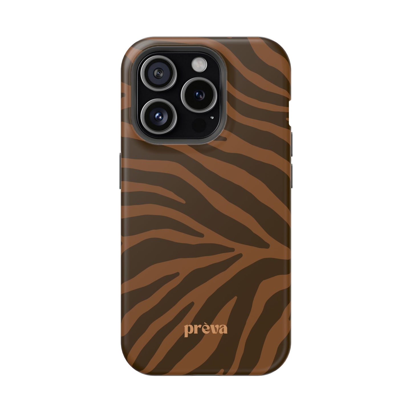 Brown Tiger Stripe Phone Case