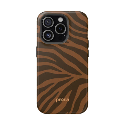 Brown Tiger Stripe Phone Case