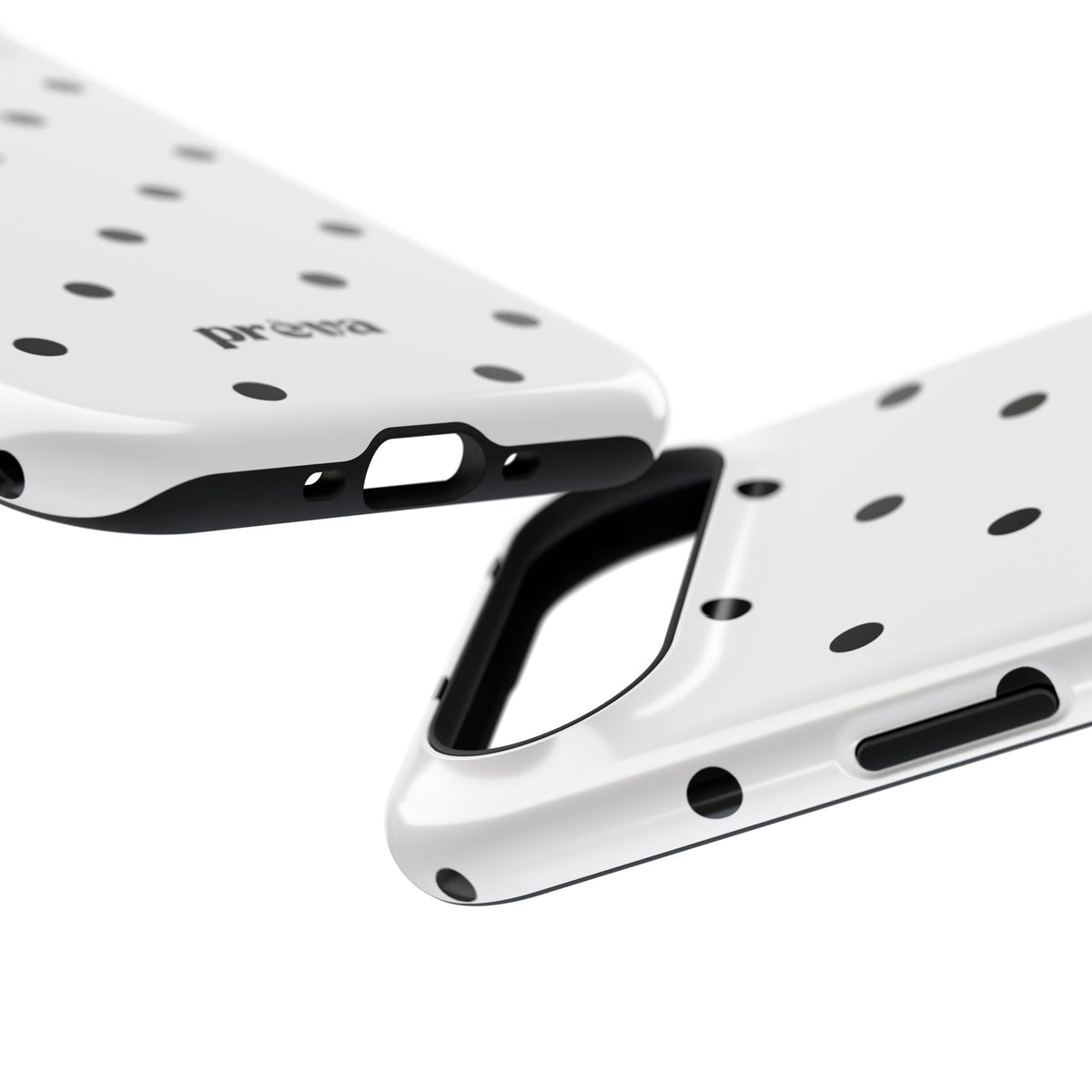 B&W polka dots Phone Case