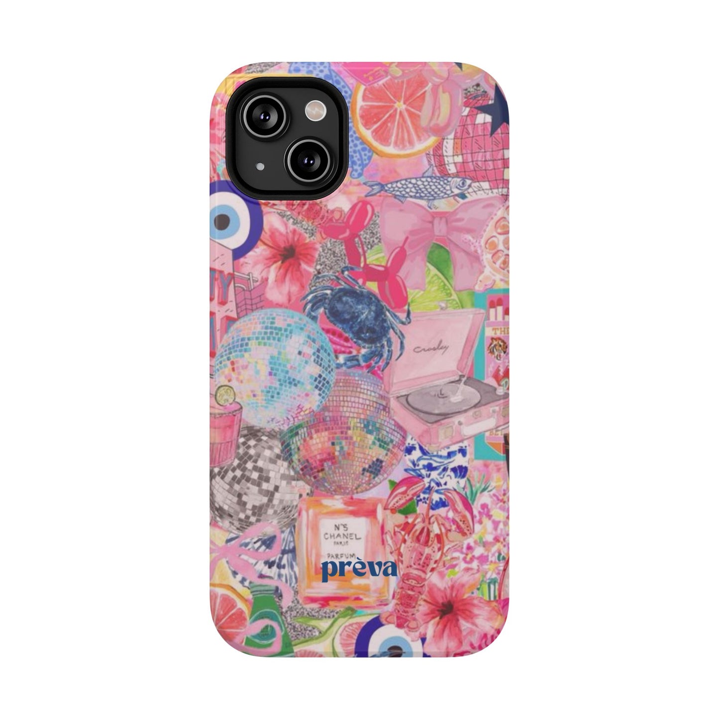 Floral & Pink Collage Phone Case