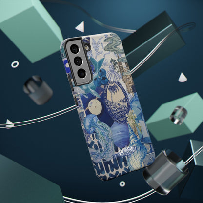 Blue Night Collage Phone Case
