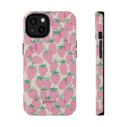 Pink Strawberry Phone Case
