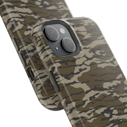 Camo Impact-Resistant Phone Case — Military Green Rugged Protection