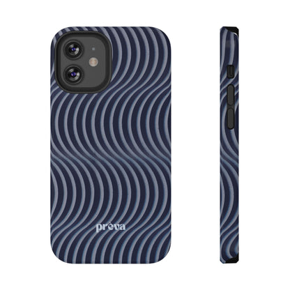 Wavy Navy Phone Case