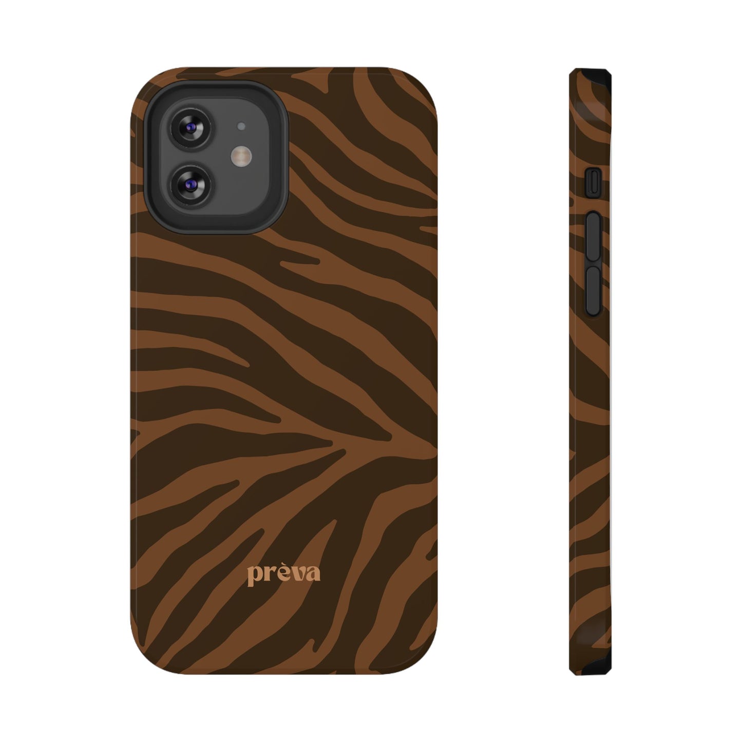 Brown Tiger Stripe Phone Case