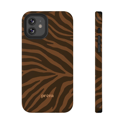 Brown Tiger Stripe Phone Case