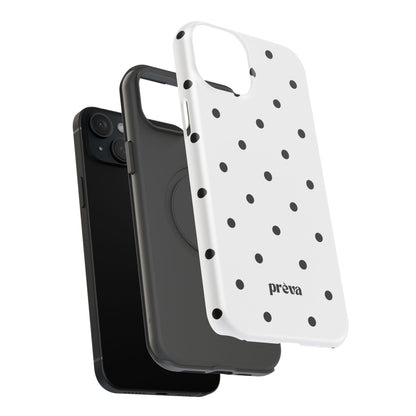 B&W polka dots Phone Case