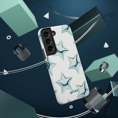 White Starburst Phone Case