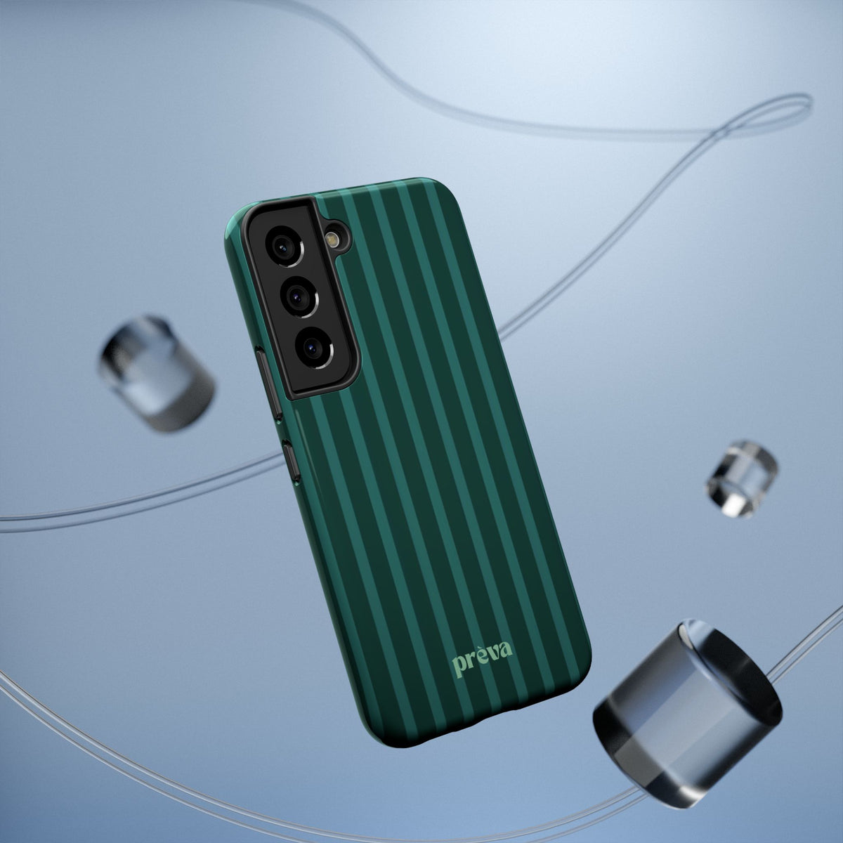 Striped Green Phone Case