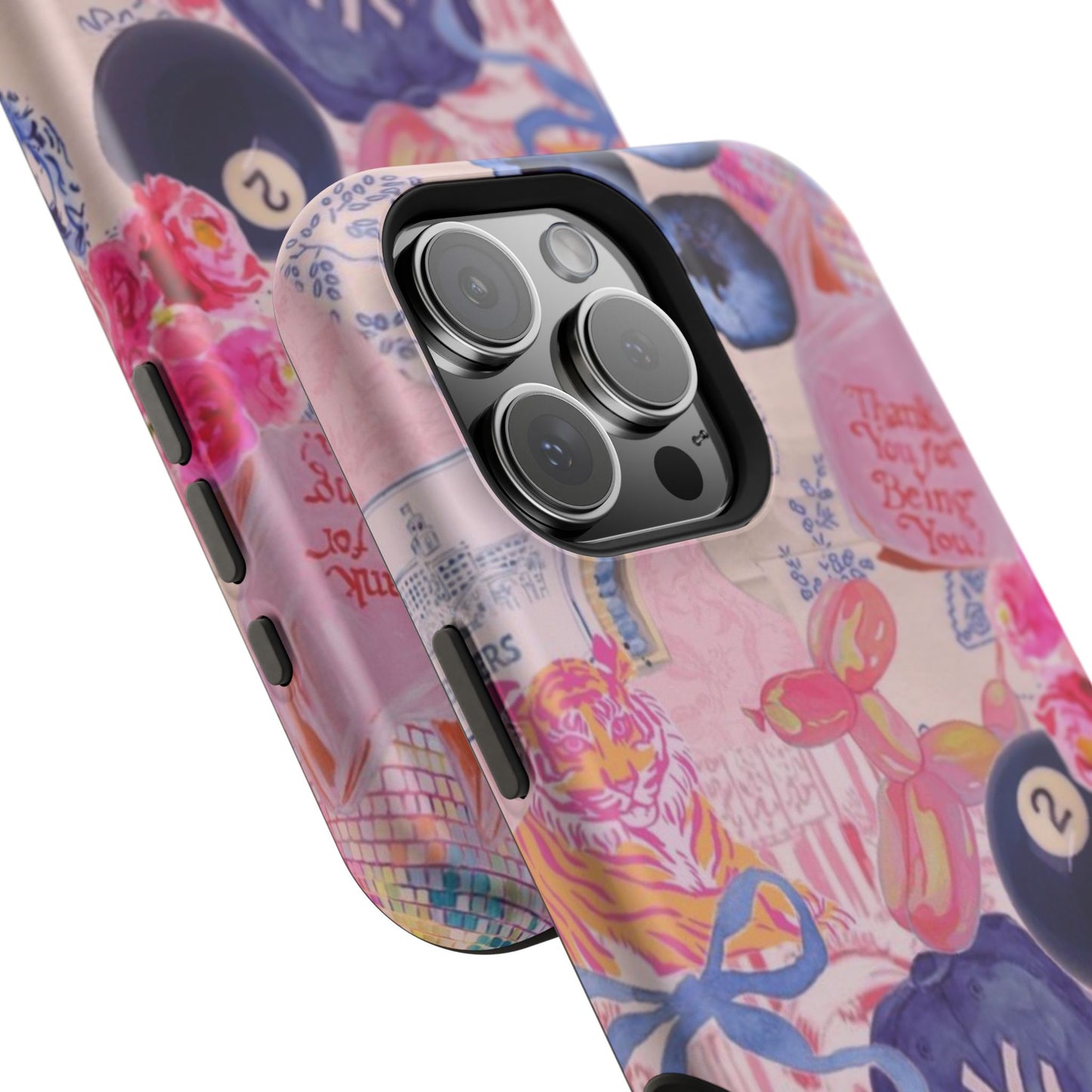 Retro 8 Ball Collage Phone Case