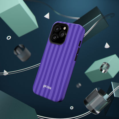 Dark Purple Stripes Phone Case