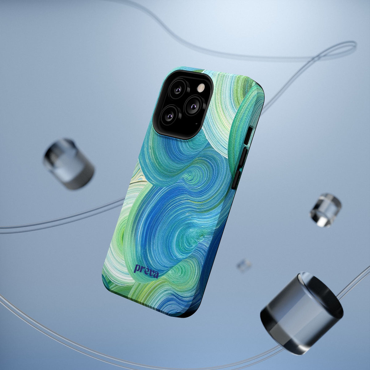 Swirling Ocean Impact-Resistant Phone Case