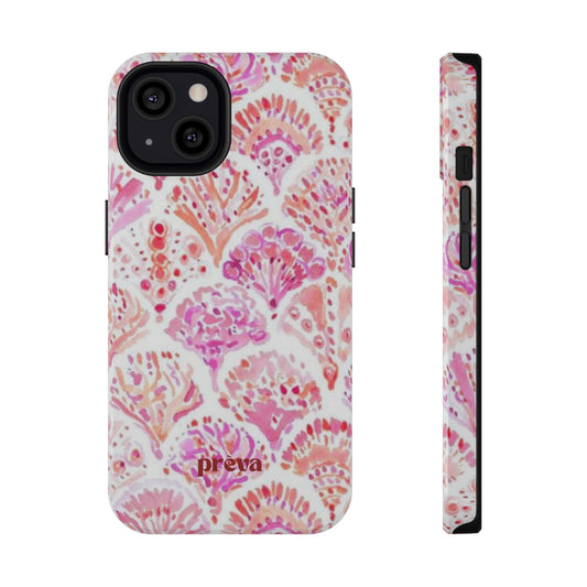 Pink Shell Watercolor Phone Case