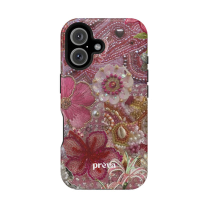 Floral Embroidery Phone Case