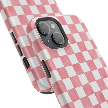 Pink Checkers Phone Case