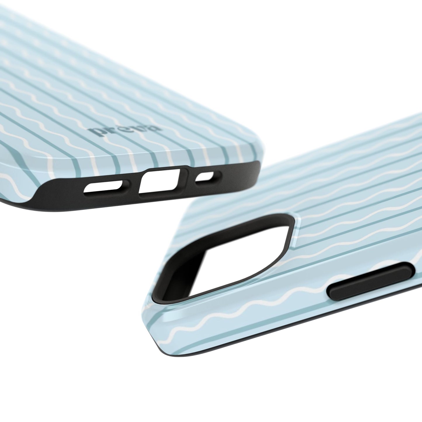 Blue Island Stripes Phone Case