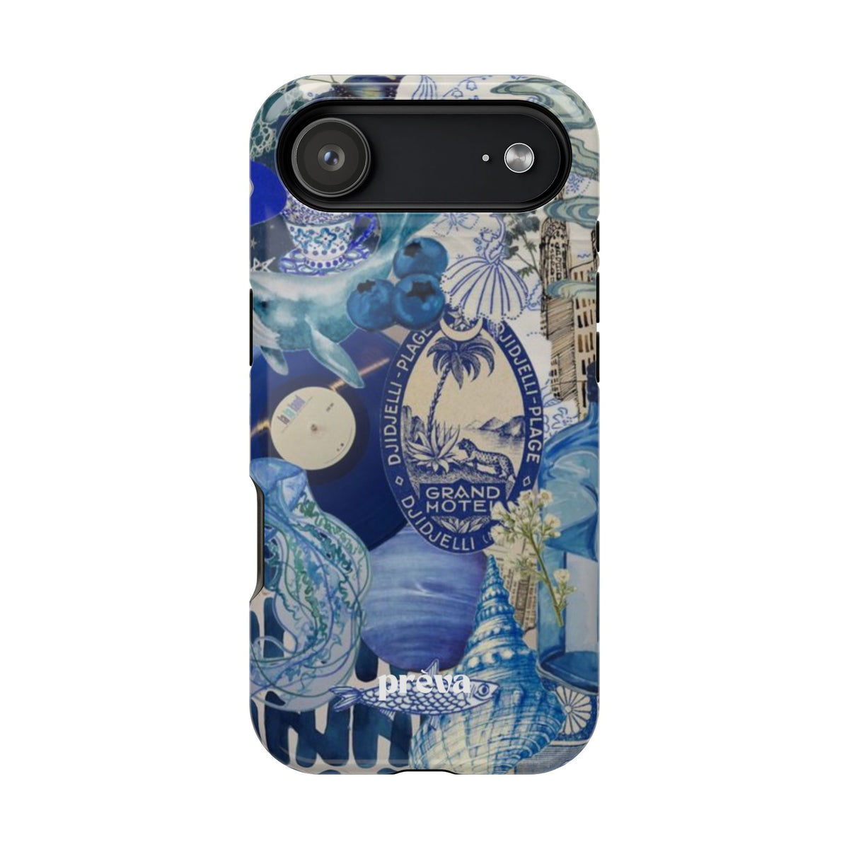 Blue Night Collage Phone Case