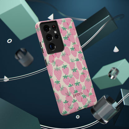 Pink Strawberry Phone Case