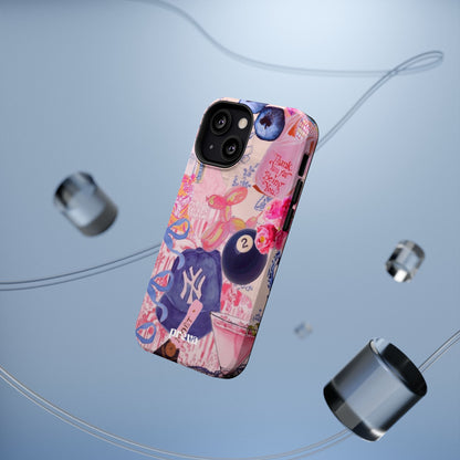 Retro 8 Ball Collage Phone Case
