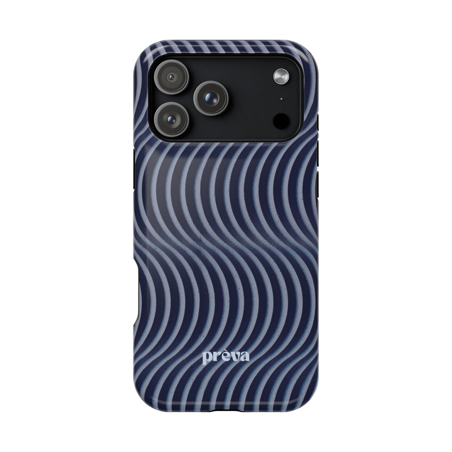 Wavy Navy Phone Case