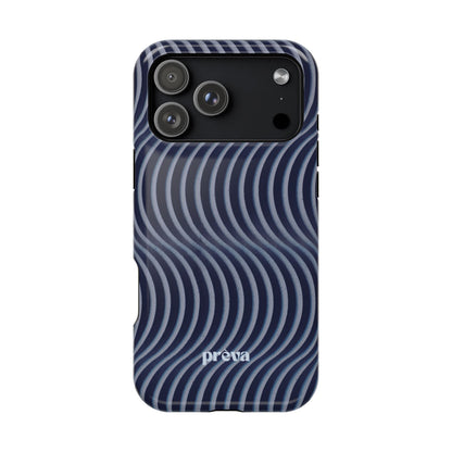 Wavy Navy Phone Case
