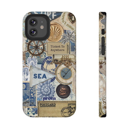 Neutral Travel Collage Phone Case