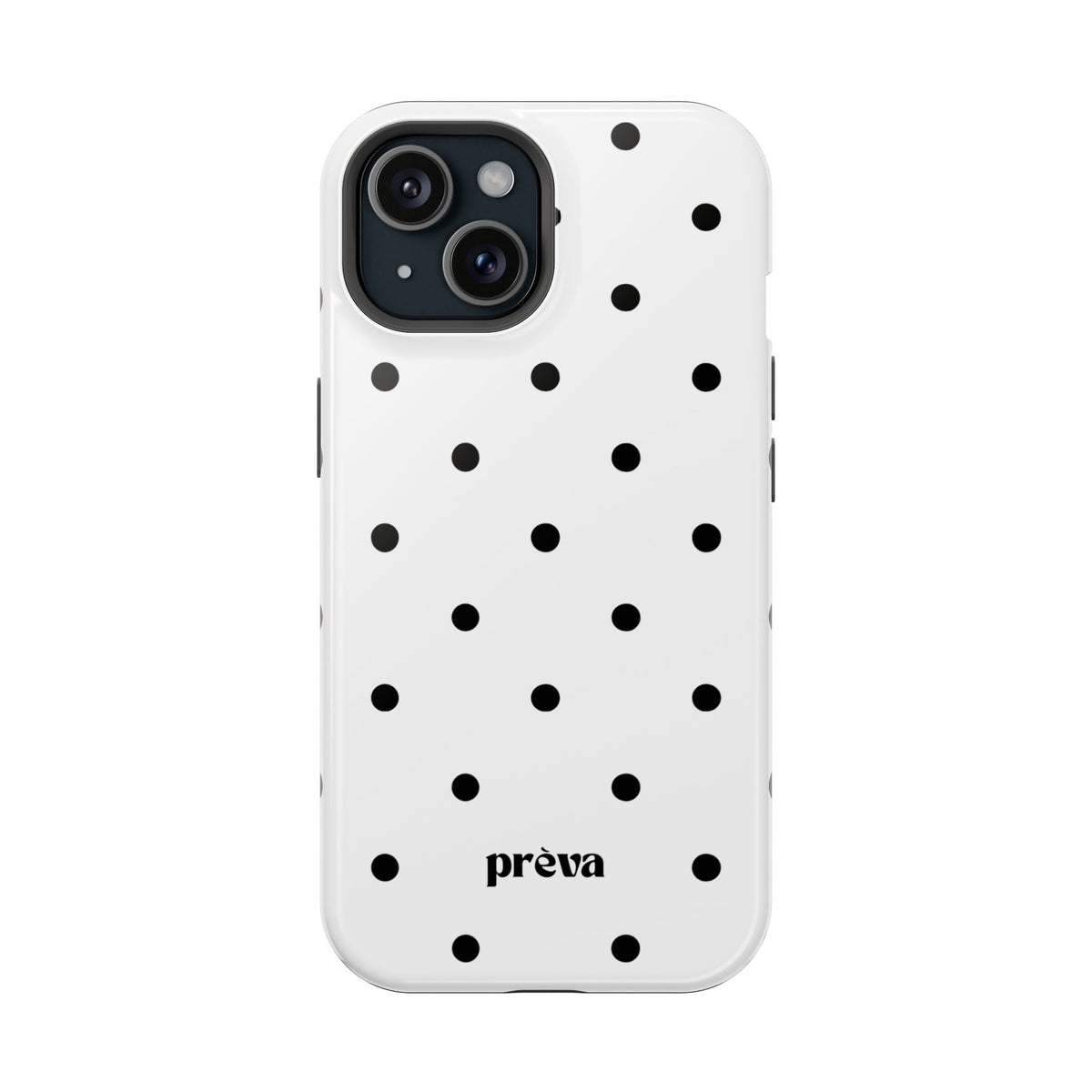B&W polka dots Phone Case