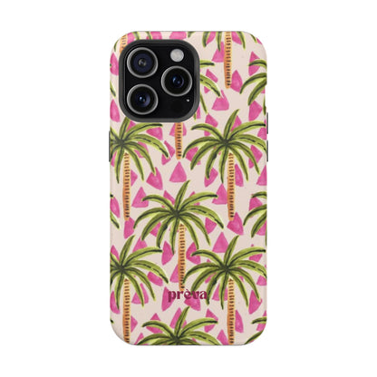 Pink & Palm Phone Case