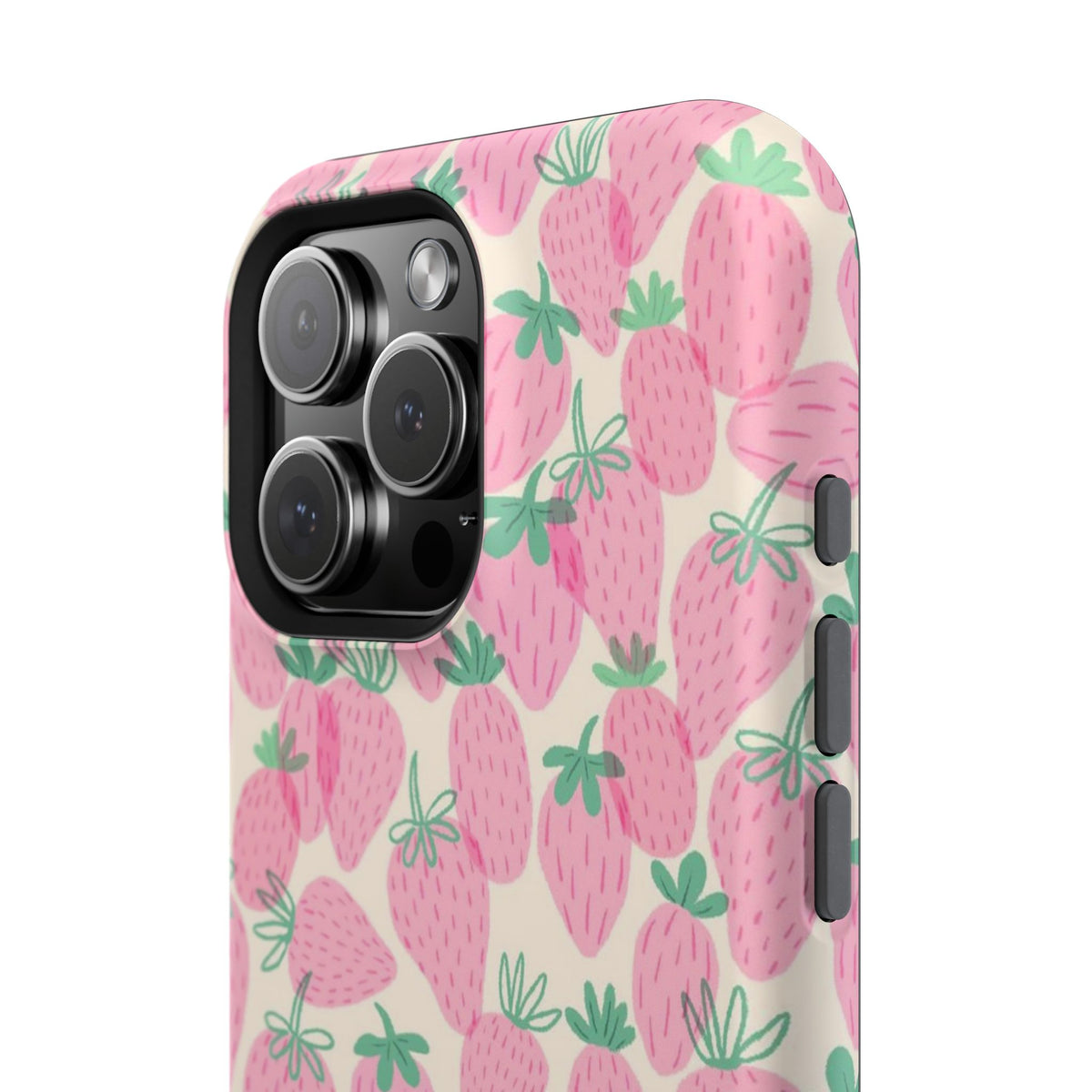 Pink Strawberry Phone Case