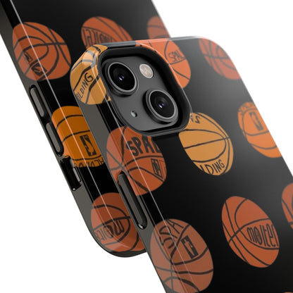 Black Basketball Phone Case