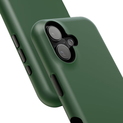 Impact-Resistant Phone Case — Forest Green Slim Armor
