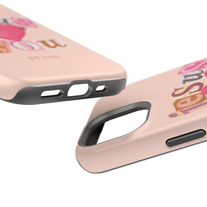 Pink Jesus Loves You Phone Case