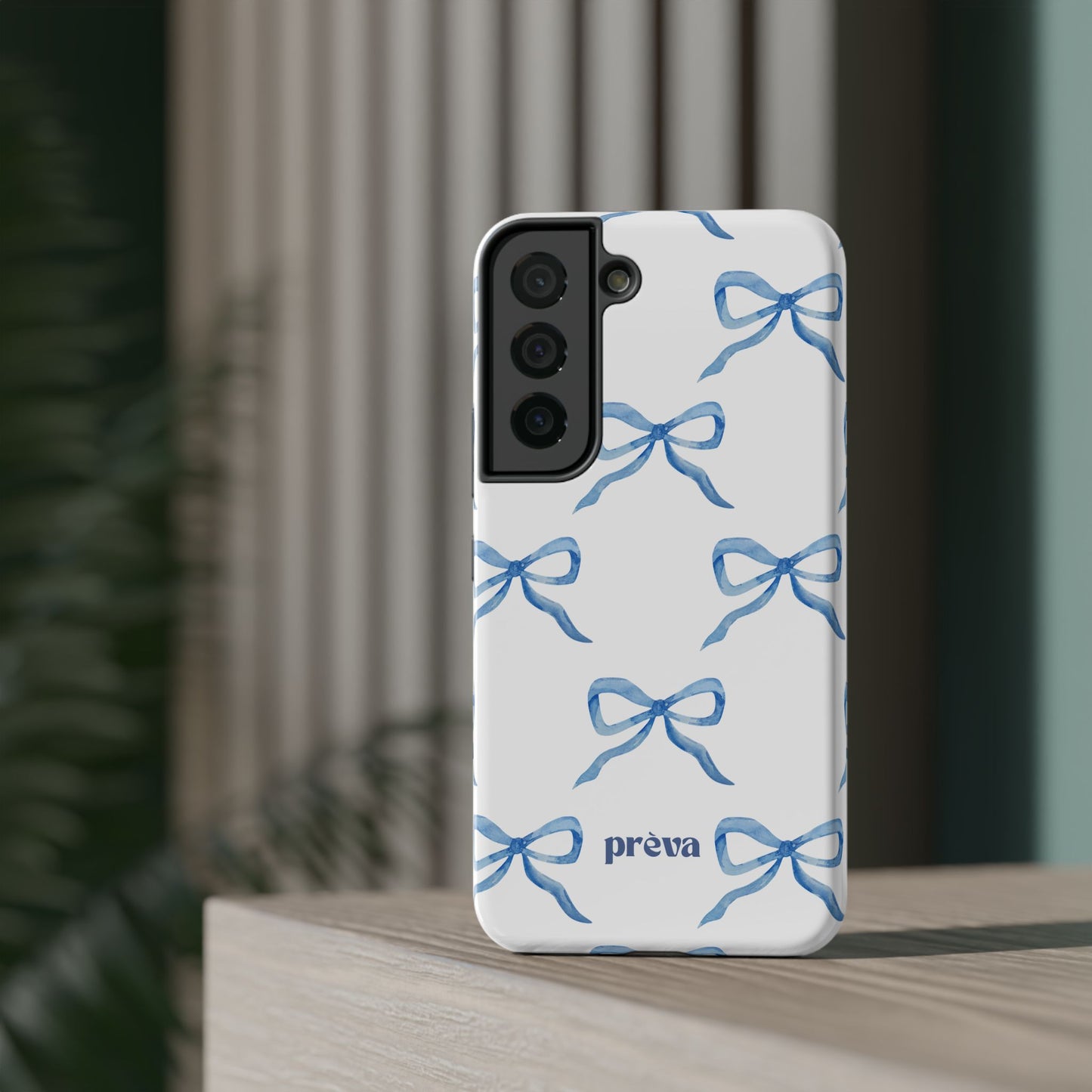 Blue Bow Phone Case